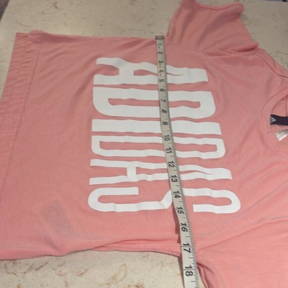 Adidas Coral Cropped Tee SZ Xsmall - Picture 6 of 7